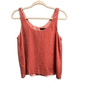 J. Crew Velour Tank Blouse Size XS Coral Pink